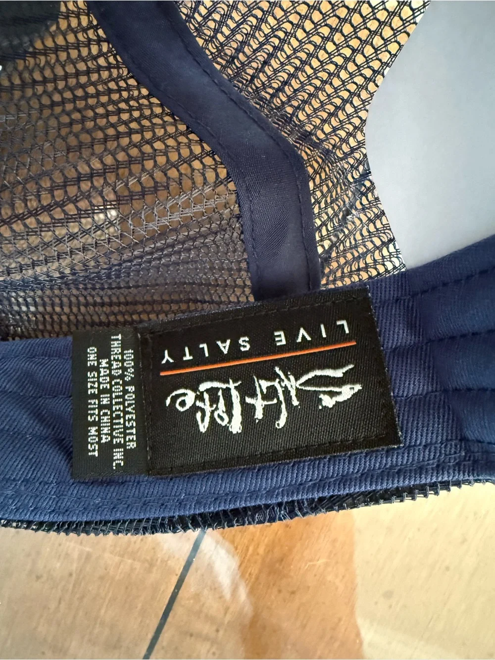 Salt Life Trucker Blue Logo Hat NWT